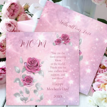 Rosa Cor-de-Rosa Folha de Prata Brilhante Feliz Di
