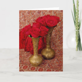 Cartão De Festividades Rosa dos namorados modelado