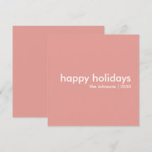 Rosa escuro | Natal Mínimo Moderno Feminino