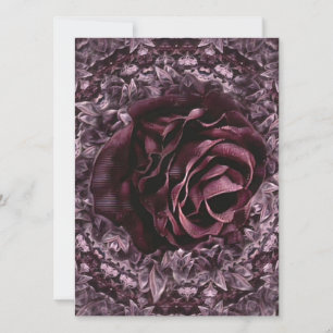 Cartão De Festividades Rosa Mandala