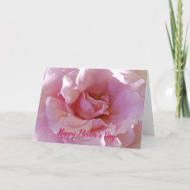 Cartão De Festividades Rosa Rosa Rosa Rosa Maciça e Dia de as mães Feliz