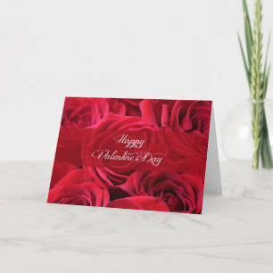 Cartão De Festividades Rosas românticos do dia dos namorados