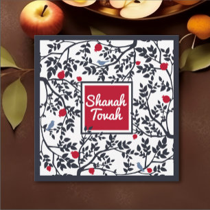 Cartão De Festividades Rosh Hashaná Ano Novo Judaico Shana Tovah