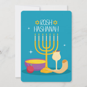 Cartão De Festividades Rosh Hashanah