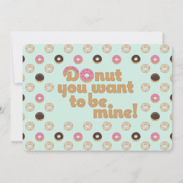Cartão De Festividades Rosquinha que você quer ser meu Namorados