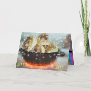 Cartão De Festividades Rosquinhas de Natal, Calendário 2011