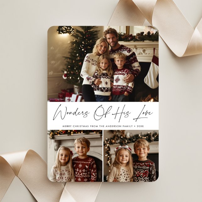 Cartão De Festividades Roteiro Maravilha Do Seu Amor Natal Religioso (Criador carregado)