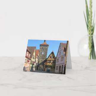 Cartão De Festividades Rothenburg, Alemanha