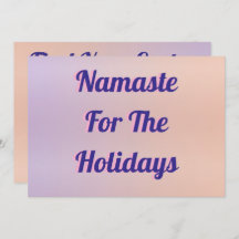 Royal Blue Christmas Card - Holiday Greetings