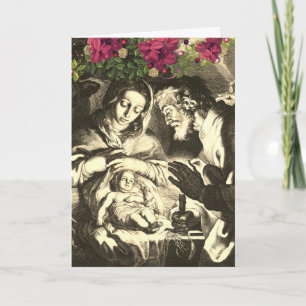 Cartão De Festividades Rua Andrew Christmas Novena Prayer