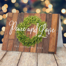 Cartão De Festividades Rua Botânica russa do País Woodsy Natal