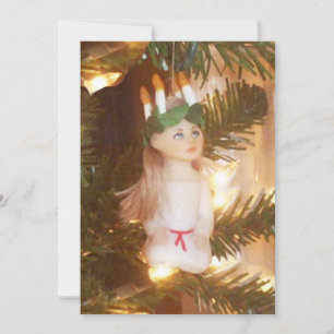 Cartão De Festividades Rua. Lúcia Day Tree JL Biel