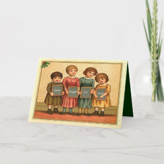 Cartão De Festividades Rude Santa Claus