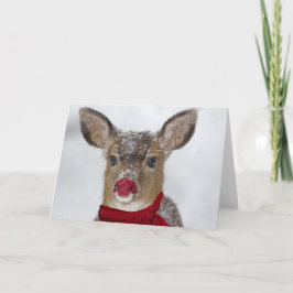 Cartão De Festividades Rudolph Christmas