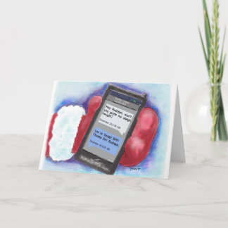 Cartão De Festividades Rudolph diz sim!Cartão de Natal