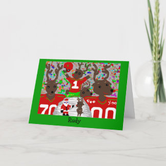 Cartão De Festividades Rudy