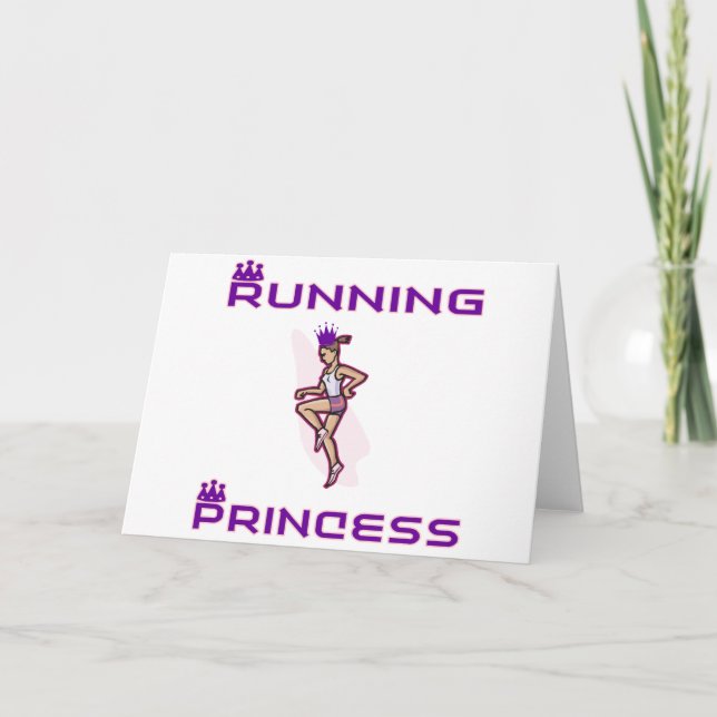 Cartão De Festividades RunnerChick Princess (Frente)