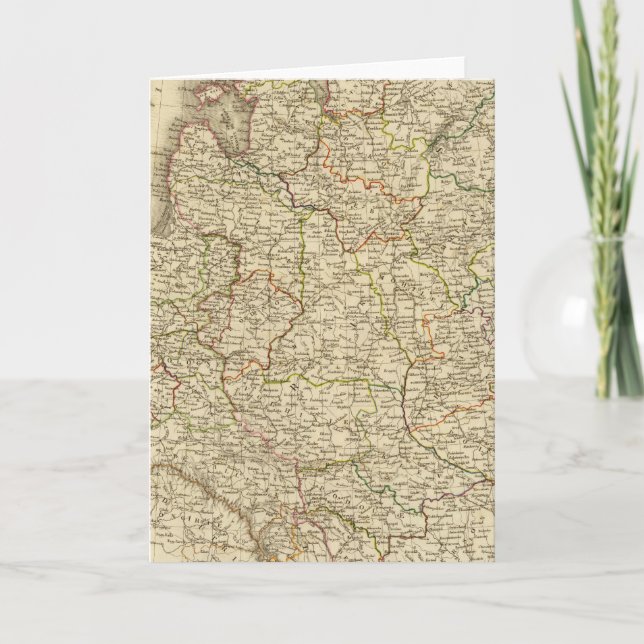 Cartão De Festividades Rússia Ocidental, Polônia (Frente)