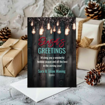 Rustic Country Christmas light