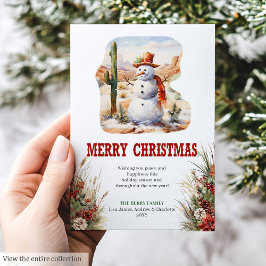 Cartão De Festividades Rustic prairie Christmas greeting card download