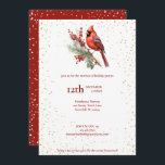 Cartão De Festividades Rustic Watercolor Winter Cardinal Holly Branch<br><div class="desc">Na moda e festivo, este Rústico Watercolor Branch do Cardeal de inverno com design de Ouro e Neve Branca manterá a natureza convosco a qualquer momento do ano. A design apresenta um cardeal de aquarela sentado no topo de um galho de morango sagrado, fazer excelente para o inverno e Natal....</div>