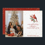 Cartão De Festividades Rustic Watercolor Winter Cardinal Holly Branch<br><div class="desc">Na moda e festivo,  este design de Cardeal de inverno da Rustic Watercolor Holly Branch manterá a natureza convosco a qualquer momento do ano. A design apresenta um cardeal de aquarela sentado no topo de um galho de morango sagrado,  fazer excelente para o inverno e Natal.</div>