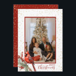 Cartão De Festividades Rustic Watercolor Winter Cardinal Holly Branch<br><div class="desc">Na moda e festivo,  este design de Cardeal de inverno da Rustic Watercolor Holly Branch manterá a natureza convosco a qualquer momento do ano. A design apresenta um cardeal de aquarela sentado no topo de um galho de morango sagrado,  fazer excelente para o inverno e Natal.</div>