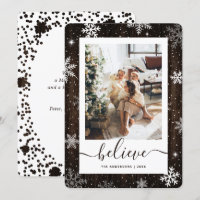 Rustic Wood Foto Snowflake