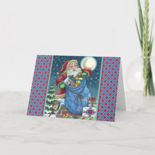 CARTÃO DE FESTIVIDADES SACO DE BRINQUEDOS DE PAPAIS NOEIS DE ROTULAGEM, C