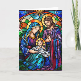 Cartão De Festividades Sagrada Família