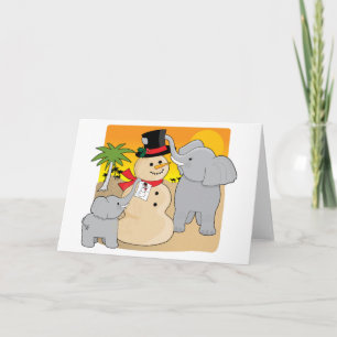 Cartão De Festividades Sahara Christmas