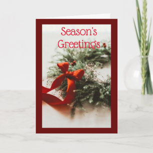CARTÃO DE FESTIVIDADES **SAÍDAS DA SEASON** COM BELA FALHA
