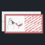 Cartão De Festividades Saluting Snowman para o Dia da Memória<br><div class="desc">Um boneco de neve, saudando uma cruz, enquanto segurava um coração de bandeira americana. Adicione uma foto para personalizar este cartão com fotos. Você pode adicionar texto, redimensionar o design do boneco de neve e ajustar a foto que você adiciona. Clique no botão PERSONALIZAR para começar! ~ Obrigado por visitar...</div>