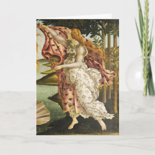 Cartão De Festividades Sandro Botticelli - Bem-vinda Vênus à Terra Arte R