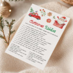 Cartão De Festividades Santa Christmas Riddles Game<br><div class="desc">Put your mind to the test with our Christmas Riddles Printable Game! A clever and festive puzzle game to spark some cheer.

76SE A</div>