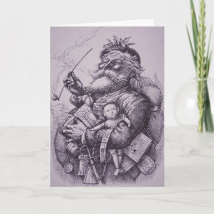 Cartão De Festividades Santa Claus