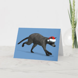 Cartão De Festividades Santa Claus Coon