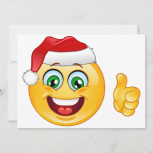 Cartão De Festividades santa claus emoji