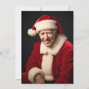 Cartão De Festividades Santa Claus Joe Biden