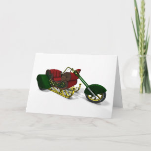 Cartão De Festividades Santa Claus' Trike
