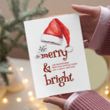 Santa Hat e Snowflakes Feliz e Brilho