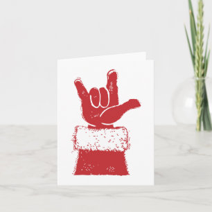 Cartão De Festividades Santa notecards