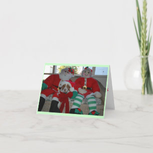 CARTÃO DE FESTIVIDADES SANTA PAWS
