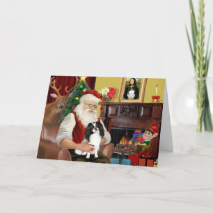Cartão De Festividades Santa's Japanese Chin