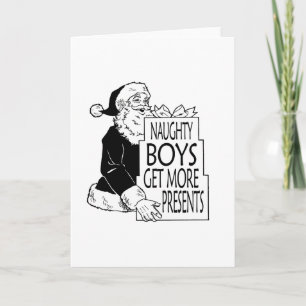 Cartão De Festividades SANTAS NAUGHTY BOYS RECEBEM MAIS PRESENTES -.png