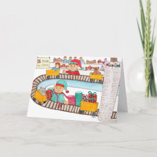 Cartão De Festividades Santa's Workshop