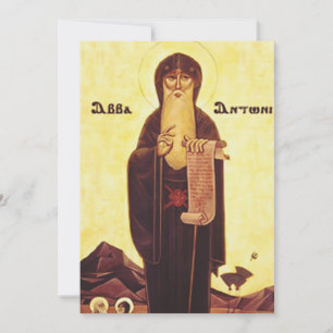Cartão De Festividades Santo António, o Grande