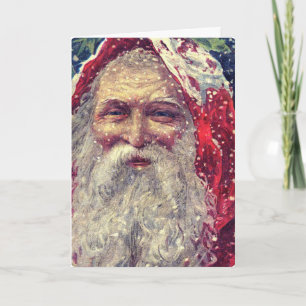Cartão De Festividades Santo Vitoriano antigo Nicholas