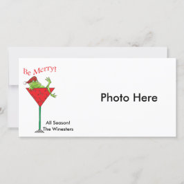 Cartão De Festividades Sapo tipsy-tini's