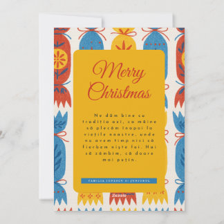 Cartão De Festividades Sarmale and Chill elves Christmas Card 